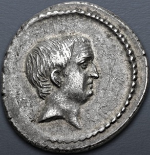L. Livineius Regulus,  42 BCE  (Rome Mint - AR Denarius)